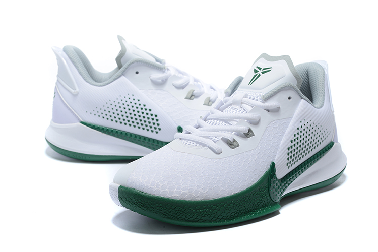 New Men Nike Mamba Focus EP White Green Basketball Shoes